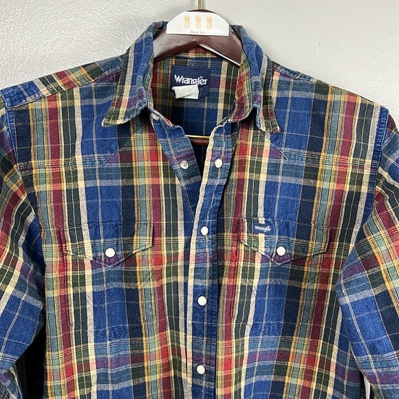 Wrangler Western plaid shirt - size M - Picture 12 of 12